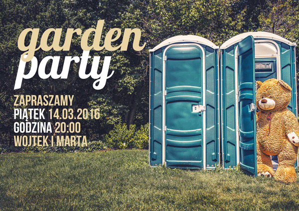 Zaproszenie na Grill & Garden Party TOI STORY