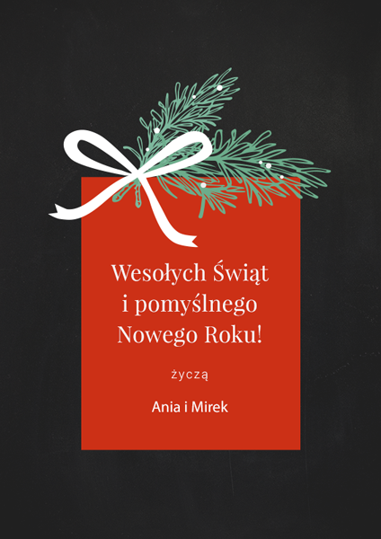 Kartka na Kartki świąteczne MAGICZNE ŻYCZENIA