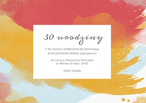 Zaproszenia Na Urodziny Rocznice I Inne Okazje Smartinvite